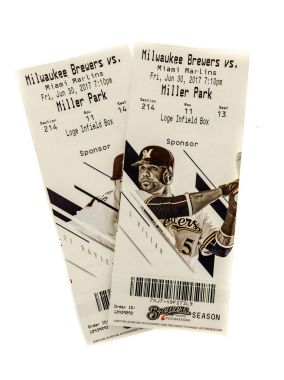 Milwaukee brewer tickets clipart