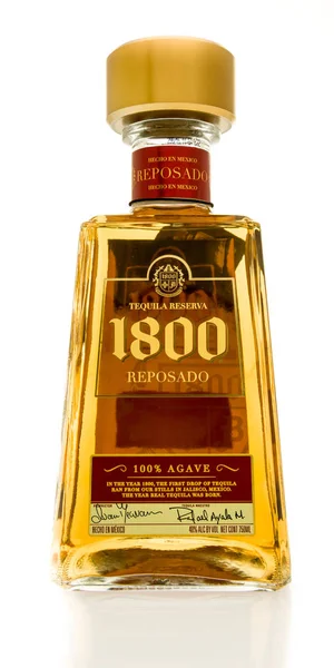 Garrafa de tequila — Fotografia de Stock