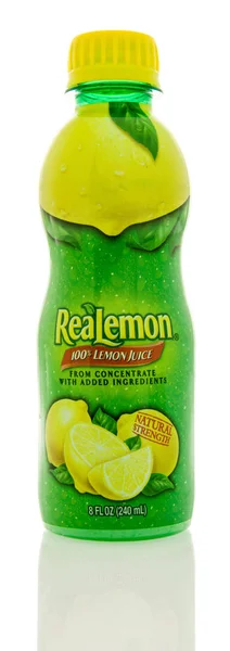 Bottle of lemon — Stock Photo, Image