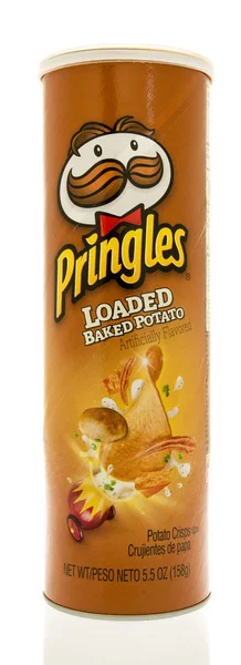 Rør i Pringles – stockfoto