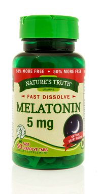 Melatonin bir şişe