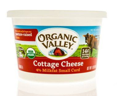 Organic Valley cottage cheese clipart