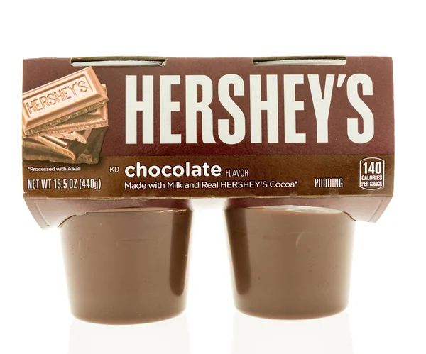 Hershey Pudding isoliert — Stockfoto