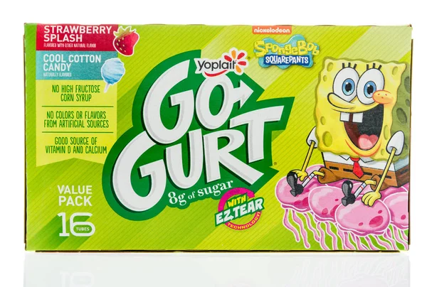 Pacchetto di gogurt — Foto Stock