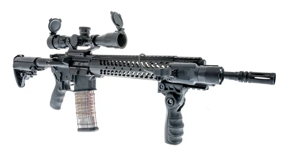AR-15 on isolated — Stock Photo, Image