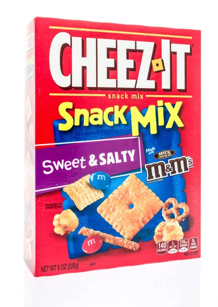 Box of cheez it crackers — Stock Photo, Image
