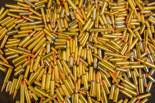 Shot Ammunition Different Hand Gun Pistol Rifle Calibers — Stock Photo, Image