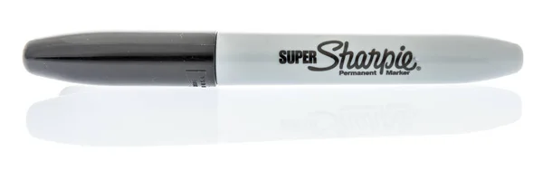 Markerem Super sharpie — Zdjęcie stockowe