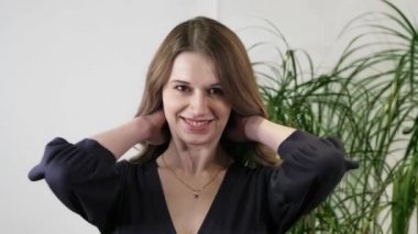 Güzellik salonu konsepti, güzellik. Hava dokunuşu sonucu.