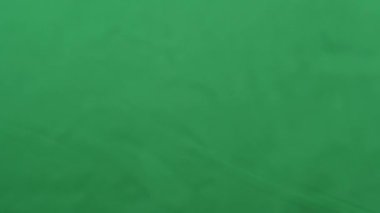 Patates cipsi yeşil arka planda serbest düşüşte. Ağır çekim. Pringles