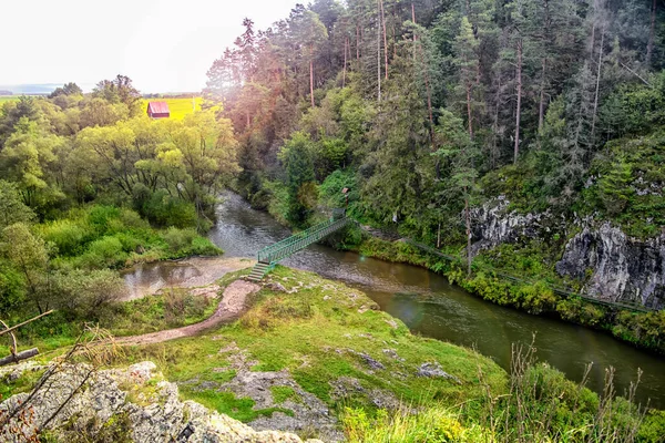 Pohled na řeku Hornad ve slovenském ráji — Stock fotografie