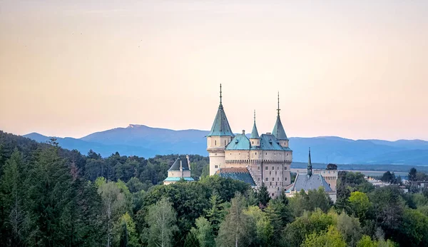 Landscape Beautiful Bojnice Castle West Slovakia — Stock Photo, Image