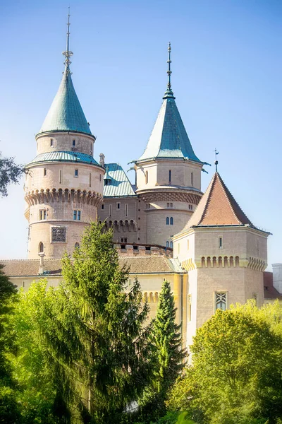 Castle Bojnice Western Part Slovakia — Stock Photo, Image