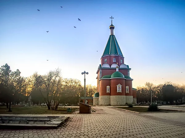 Small Russian Style Orthodox Church Tiraspol Transnistria — Stock Photo, Image