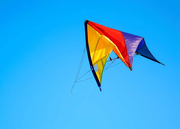 Pipa Colorida Céu Azul — Fotografia de Stock