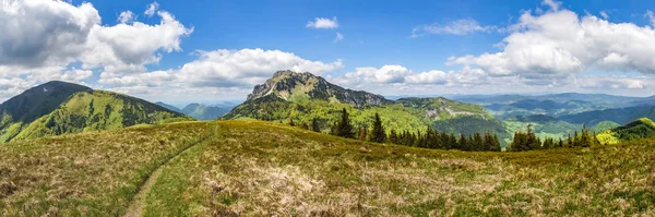 Panorama from spring Little Fatra National Park, Slovakia — Stock Photo, Image