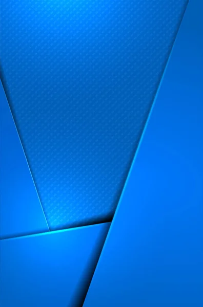 Fondo azul vertical geométrico abstracto — Vector de stock