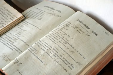 Tablo fotoğraf eski kitap açın