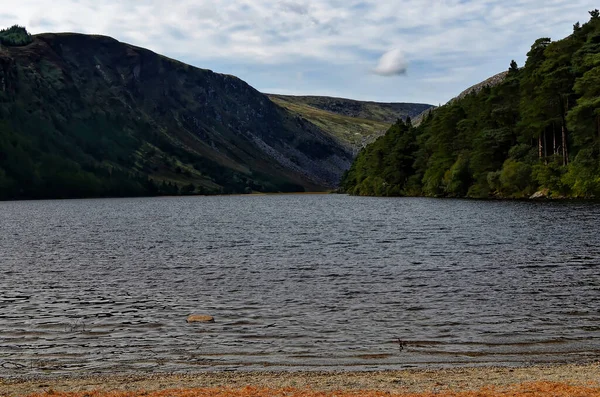 Glendalough upper lake and park in Ireland — Stockfoto