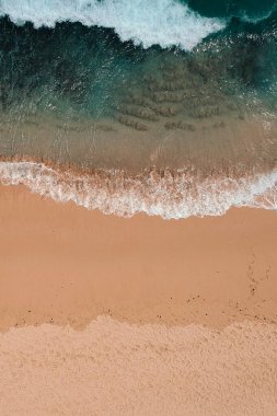 Deniz kenarından hava manzarası