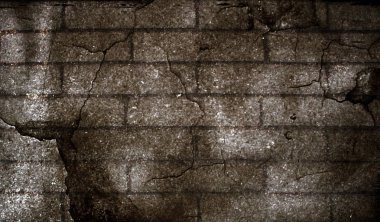 Eski grunge duvar - tuğla duvar