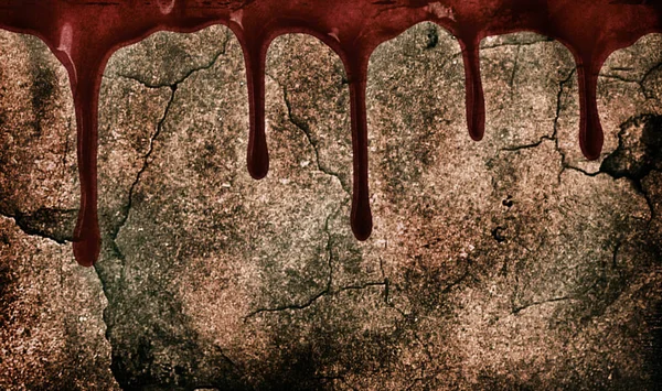 Blood Marks Grunge Wall — ストック写真