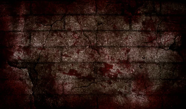 Blood Marks Grunge Wall — Stock Photo, Image