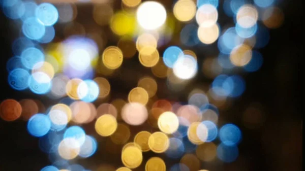 Bokeh arka plan - ışıkların bulanıklığı