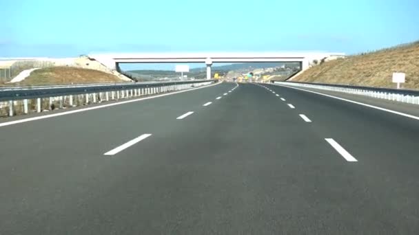 Przejazd Autostradzie Samochodem — Wideo stockowe