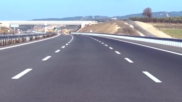 Muoversi Autostrada Auto — Video Stock