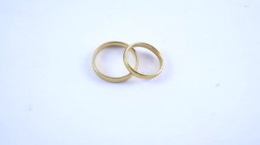 Alyanslar beyaz arkaplanda