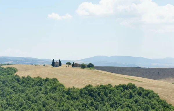 Een Eenzame Kapel Toscane — Stockfoto