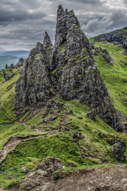 Scoltland 'deki Storr' un yaşlı adamı Skye.