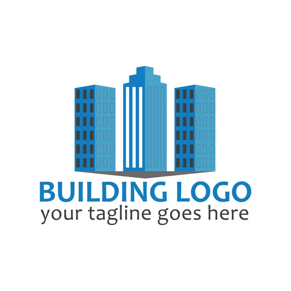 Design Moderno Del Logo Immobiliare — Vettoriale Stock