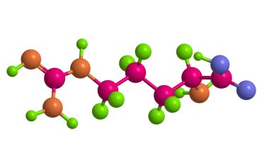 L-Arginin moleküler yapısı