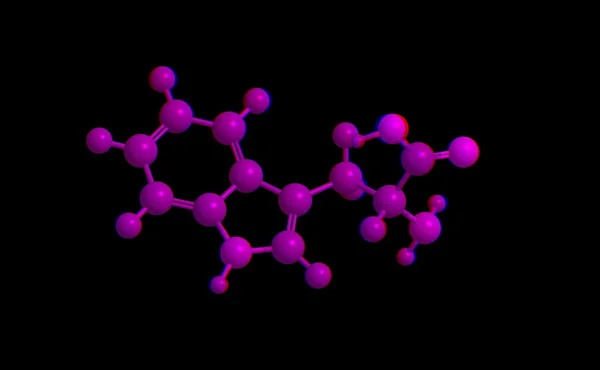 Molecular structure of tryptophan — Stock Photo, Image