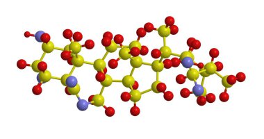 Moleküler yapısını Brassinolide, 3d render