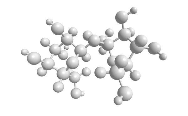 Μοριακή δομή σε σακχαρόζη, 3d rendering — Φωτογραφία Αρχείου