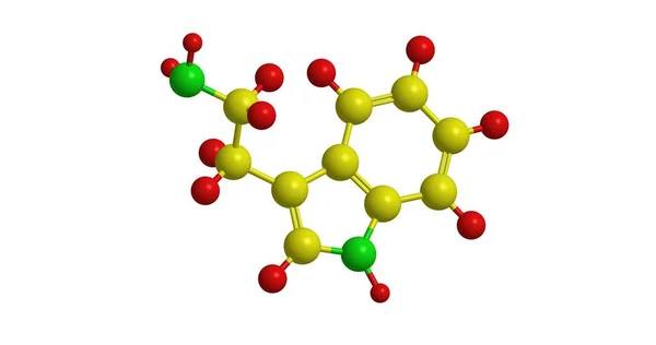 Молекулярна структура триптаміну — стокове фото