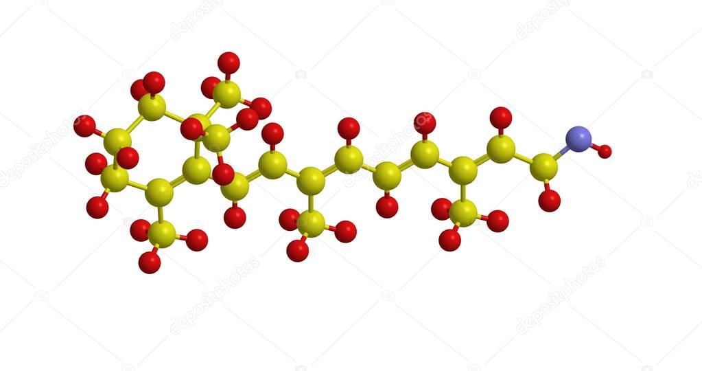 Molecular structure of retinol (vitamin A1)