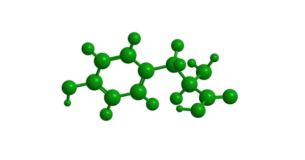 Isolierte molekulare Struktur — Stockfoto