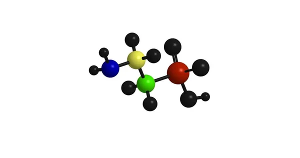 孤立した分子構造 — ストック写真