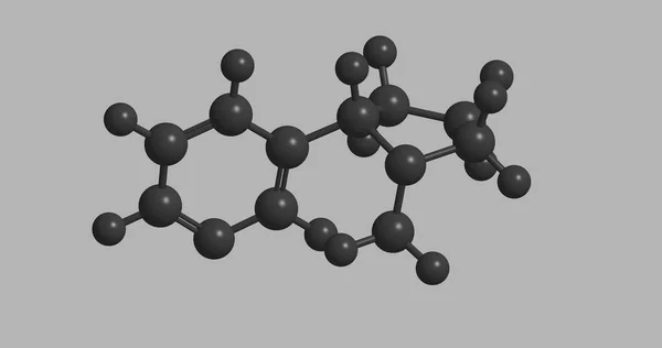 Молекулярная структура никотина — стоковое фото