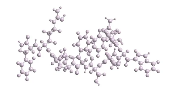 Молекулярная структура белка Kisspeptin — стоковое фото