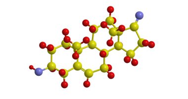 Molecular structure of Dehydroepiandrosterone clipart