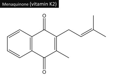 Menaquinone (K vitamini moleküler yapısı)