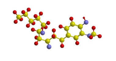 Moleküler yapısını Gingerol, 3d render