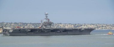 San Diego, Amerika Birleşik Devletleri - 3 Nisan 2018: uçak gemisi John C. Stennis (Cvn-74), California, ABD