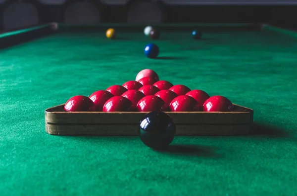 Snooker tábla játék — Stock Fotó