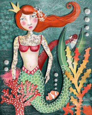 Denizkızı, ahtapot ve palyaço balığı..